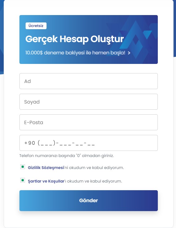 AvrupaFX gerçek hesap