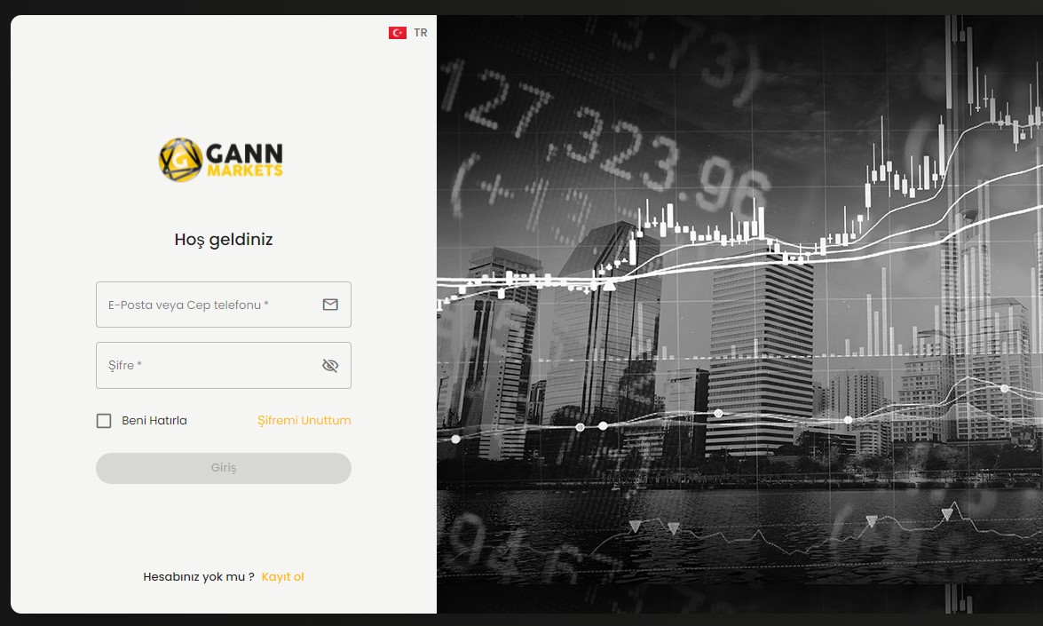 Gann Markets giriş yap