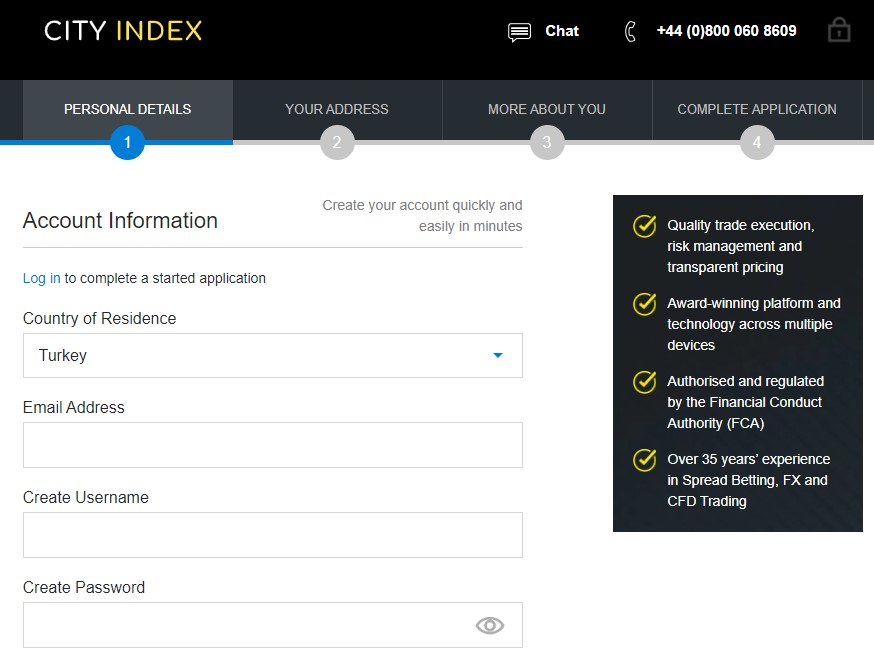 City İndex hesap aç